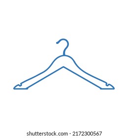 Icono de percha o colgador de ropa elegante