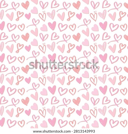 Stylish Hanging Hearts Background for Valentine's Day, Romantic Love Vector Illustration