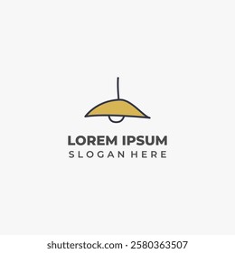 Stylish hanging lamp icon for home decor, interior design, and lighting projects.