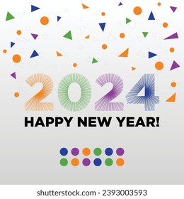 elegante y feliz año nuevo
