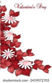 Stylish Happy Valentine's Day card