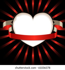 Stylish Heart Illustration