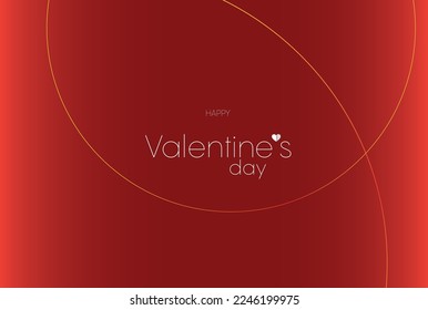 stylish hearts frame valentines day card design, vector illustrarion.