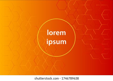 Stylish hexagonal abstract line background. free vector