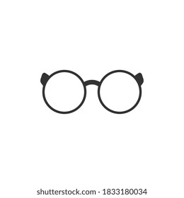 Stylish hipster glasses in modern and creative style.