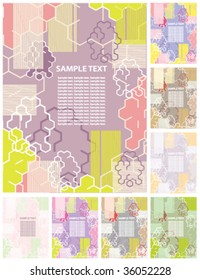 stylish hi-tech a4 design (8 color variations)