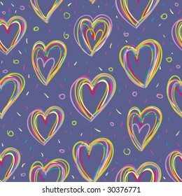 Stylish holiday seamless pattern in vector