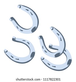 Stylish horseshoe set. 