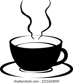 Stylish hot coffee cup