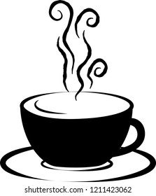 Stylish hot coffee cup