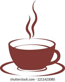 Stylish hot coffee cup