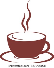 Stylish hot coffee cup