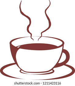 Stylish hot coffee cup