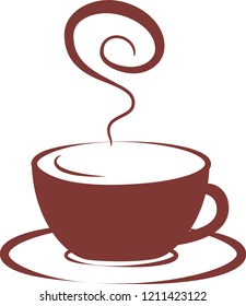 Stylish hot coffee cup