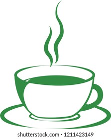 Stylish hot coffee cup