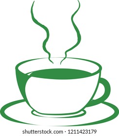 Stylish hot coffee cup