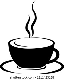 Stylish hot coffee cup