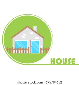 Stylish house logo