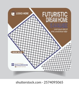Stylish House Sale Social Media Post Design Layout