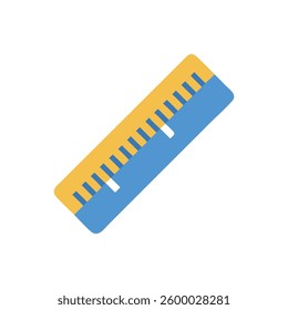 A stylish icon of a ruler for architectural and construction designs.