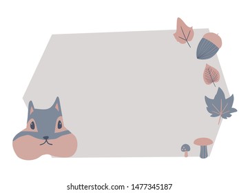 
A stylish illustration with an autumn motif.
