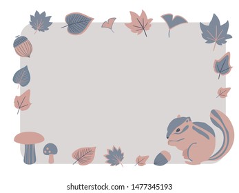 
A stylish illustration with an autumn motif.
