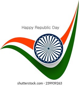 stylish Indian republic day background or illustration.