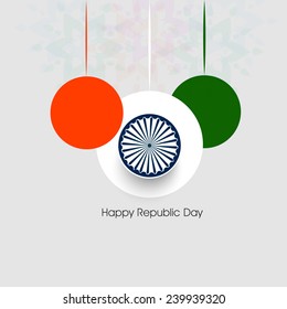 stylish Indian republic day background or illustration.