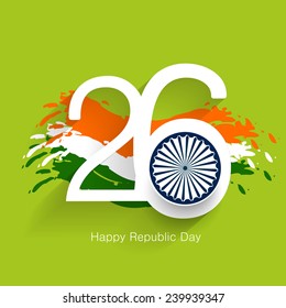 stylish Indian republic day background or illustration.