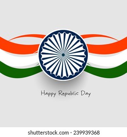stylish Indian republic day background or illustration.