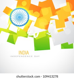 stylish indian vector flag design art