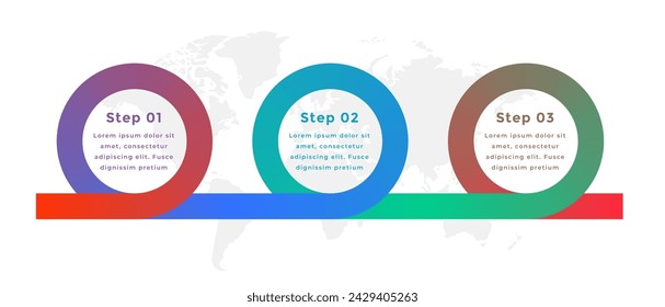 stylish infographic business plan sequence layout for office information vector