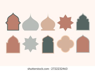 Stylish Islamic Architectural Shapes Collection