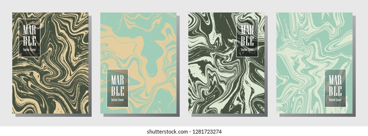 Stylish journal layouts set. Background for binder template, corporate flyers. Annual report cover memphis layouts set. Flyer, book, report, journal, binder vectors, title place.
