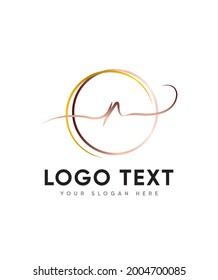 A stylish, Joyful and delicate script letter type R logo template, Vector logo for business and company identity