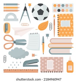 Stylish Kit Back To School Clip Art