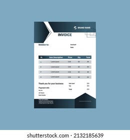 Stylish Latest Original Corporate Invoice