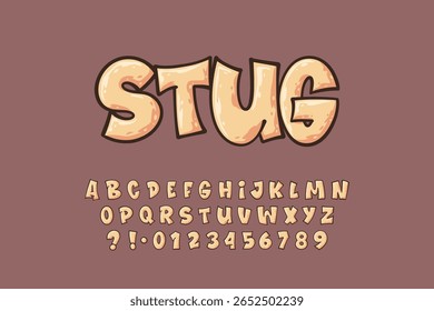 Elegante Ilustración vectorial de combinación de letras