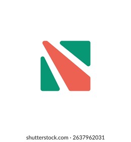 Stylish Letter N Logo Unique Brand Mark