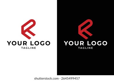 Stylish Letter R Logo Mockup Variations