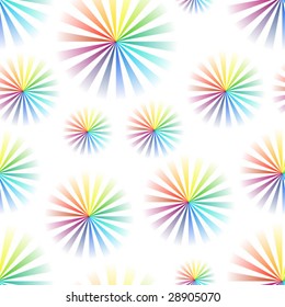 Stylish light colorful seamless pattern in vector