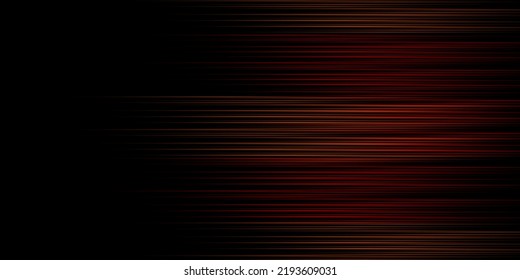 El efecto luminoso es elegante. Vigas de luz láser abstractas. Caóticos neones de luz. Aislado sobre un fondo oscuro transparente. Ilustración vectorial. EPS 10