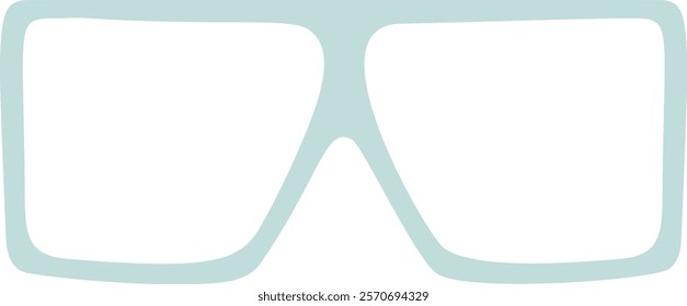 Stylish light green sunglasses featuring a thick frame offer protection from the sun s glare while enhancing the cool factor of any summer outfit, perfect for beach days and outdoor adventures