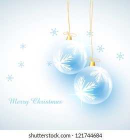 stylish light shade vector merry christmas background