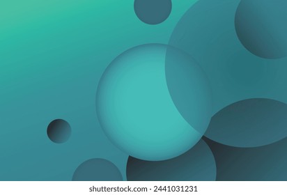 Stylish line abstract circle pattern wide banner.
