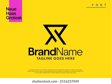 Stylish line design initial letter S with arrow symbol
