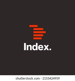 Stylish line logo graphic vector illustration, text. top view, perfect for finance business, corporate and more