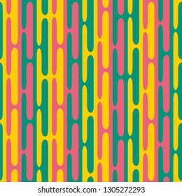 Stylish lines background. Seamless pattern. Vector.