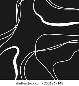 Líneas elegantes en tonos carne, ilustración de Arte vectorial.