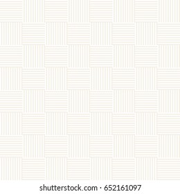 Stylish Lines Maze Lattice. Ethnic Monochrome Texture. Abstract Geometric Background Design. Vector Seamless Subtle Pattern.

